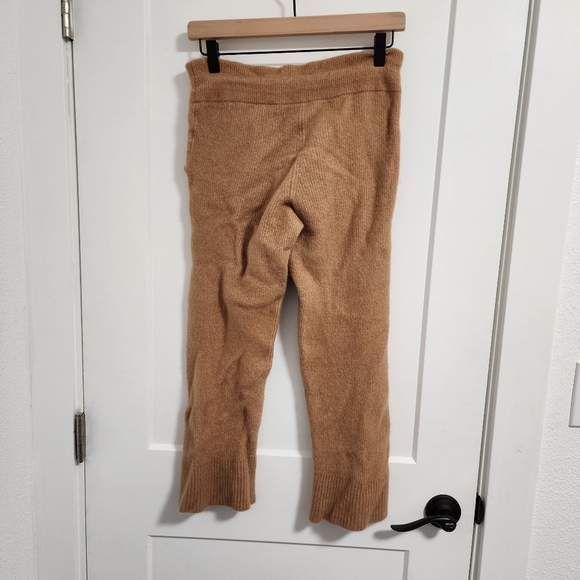 Everlane Cozy Stretch Wide Leg Sweatpants in Camel - Picture 6 of 11